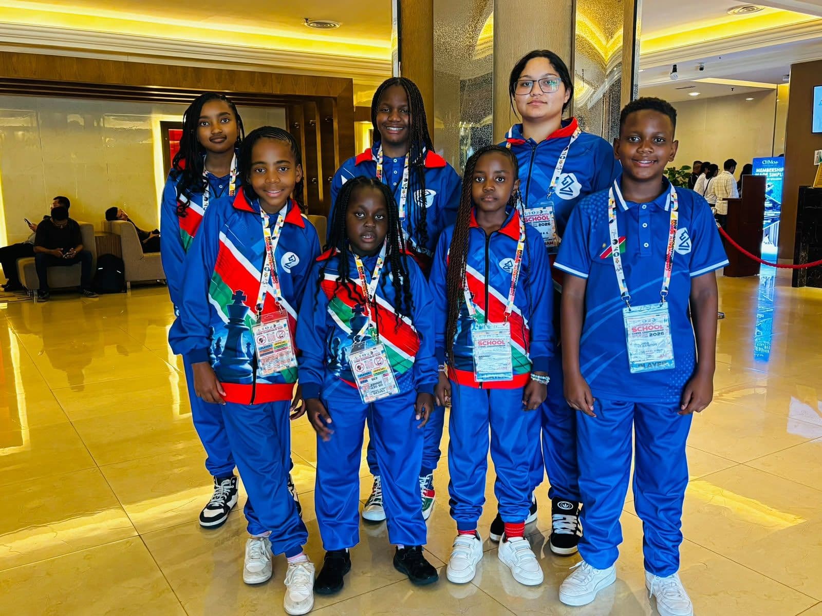 Team Namibia for the Commonwealth Games
